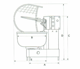 fixed bowl fork mixer specifications