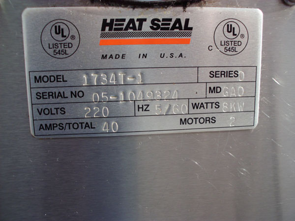 heat seal  sealer and shrink tunnel (9)