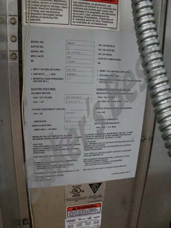 HOBART HBA2G DOUBLE RACK OVEN GAS 12-2009 (8)